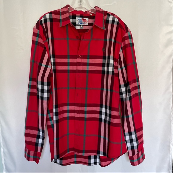 Desigual plaid striped shirt - Picture 1 of 6